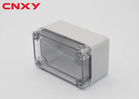 Contenitore di plastica di ABS piccolo con la scatola di giunzione elettrica all'aperto impermeabile della scatola di giunzione della copertura trasparente del PC 110*80*70 millimetro